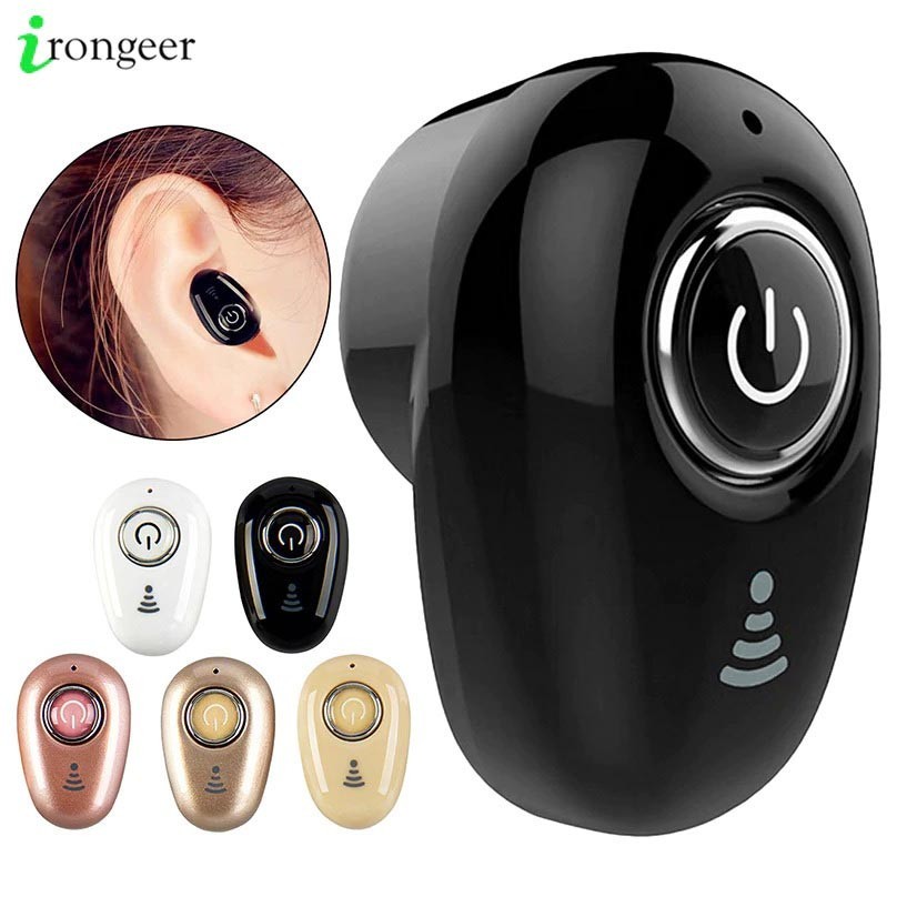 ER- IRONGEER Mini Bluetooth Earphone Handsfree Headset with Mic - S650+ / henset bluetooth/henset/he