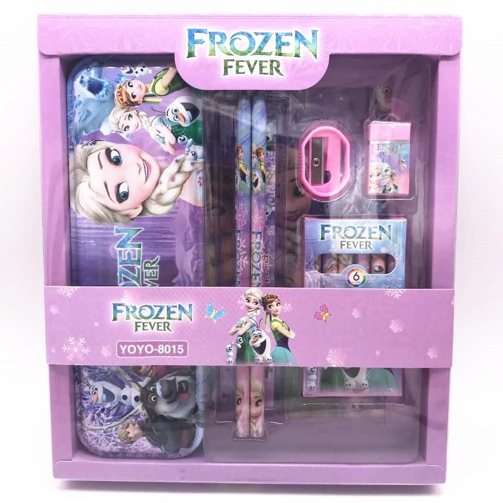 

yui-7 STUDY SET STATIONERY PENSIL SET PAKET ALAT TULIS SEKOLAH KRKTER SPIDERMAN/ FROZEN/UNICORN 8015 Premium