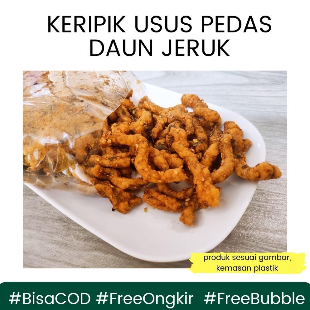 

Or42 Basreng Stick dan Usus Pedas Cikruh Daun Jeruk 500gr Viral Bumbu Dijamin Melimpah dan Ngangenin Termurah