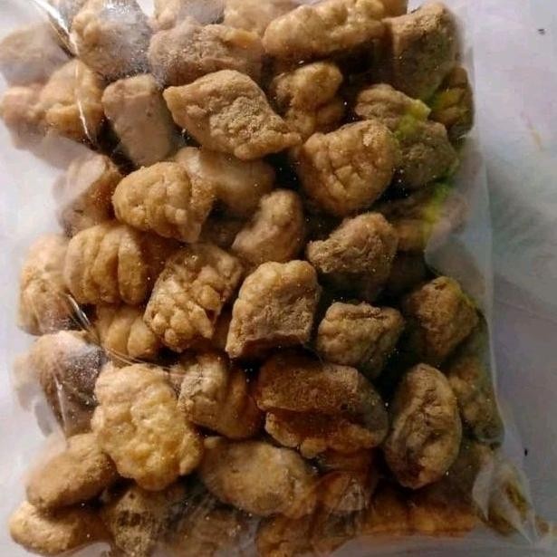 

NI06 CUANKI TAHU isi kurang lebih 100pcs / bungkus topping baso aci seblak Original
