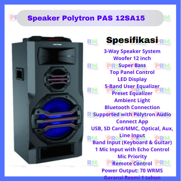 Speaker Polytron PAS 12SA15