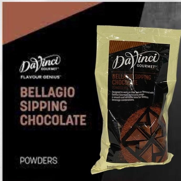 

Davinci Bellagio Sipping Chocolate Powder - Bubuk Dark Coklat 1 Kg