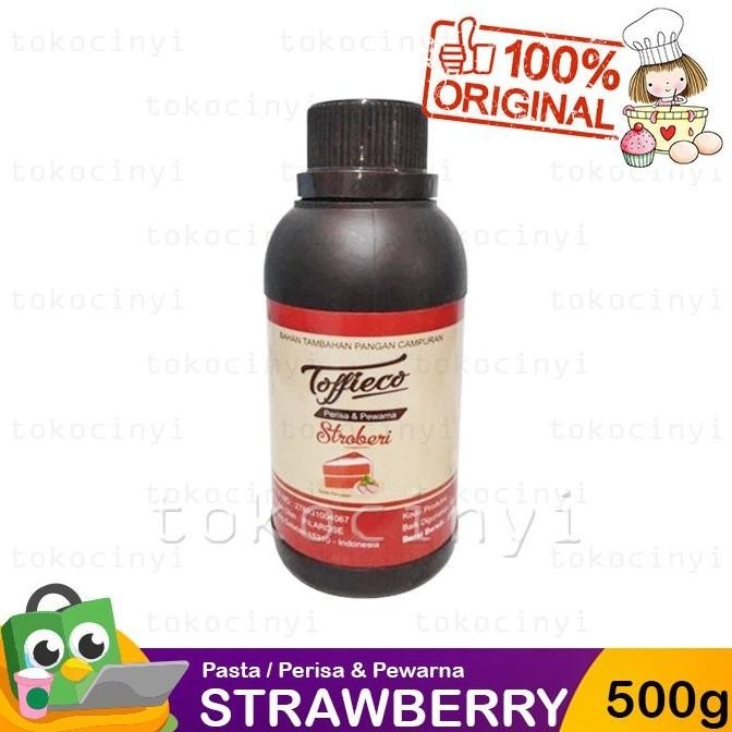 

Toffieco Pasta Perisa & Pewarna - Strawberry / Stroberi 500Gr