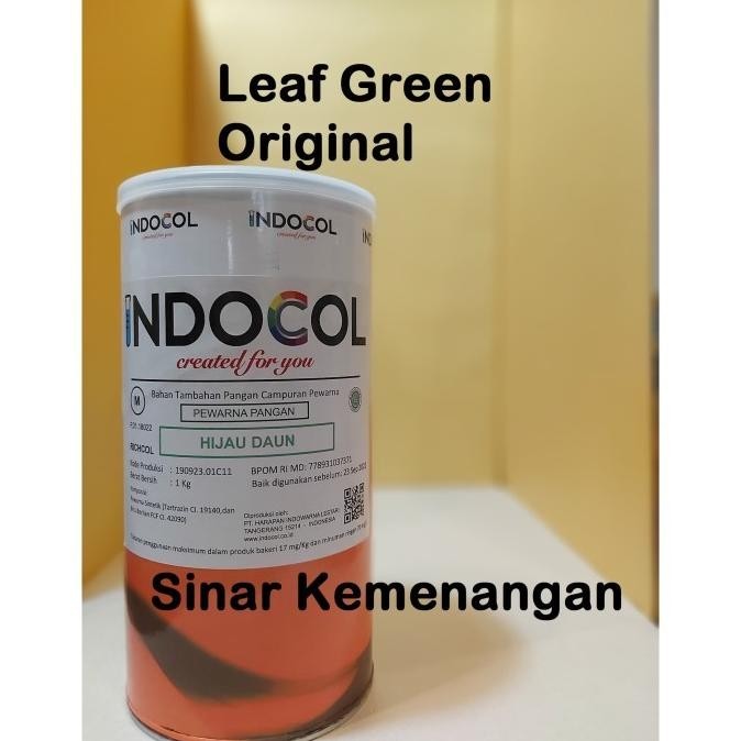 

Pewarna Makanan Indocol Original Leaf Green / Hijau Daun, 1 Kg
