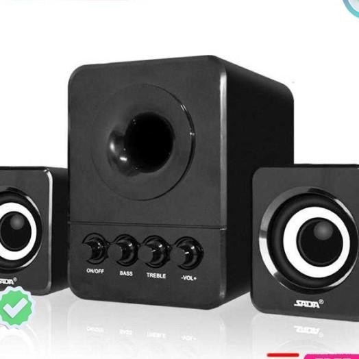 Sada Speaker Salon Pc Komputer Laptop Stereo 2.1 + Subwoofer Usb Power