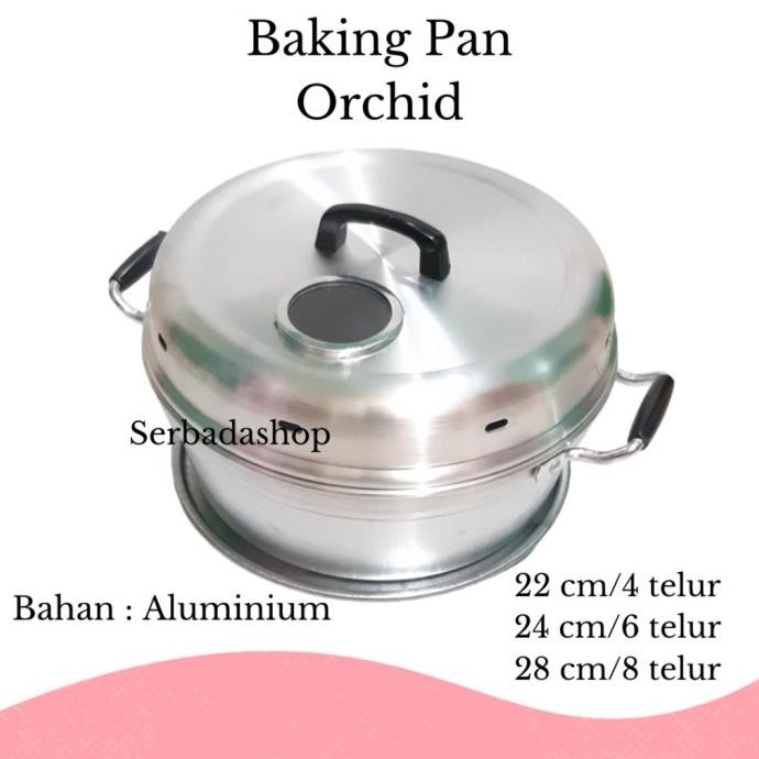 Baking Pan Orchid Panci Cetakan Bolu/Panci Panggang Kue Bolu