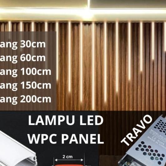 Lampu Led Wpc Panel / Lampu Hias Wpc
