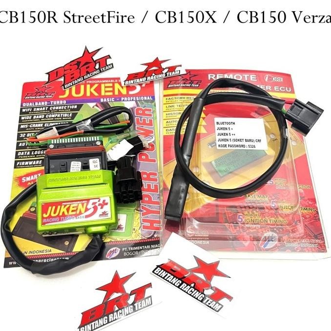 Paket Ecu Brt Juken 5++ Chip Cb150X Cb Verza Cb150R New + Bluetooth