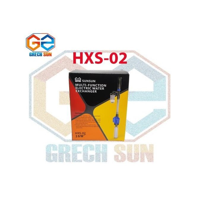 Original Sunsun Hxs-02 Pembersih Kotoran Aquarium Daya Hisap Kuat