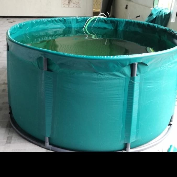 Kolam Terpal Vat Bulat Bundar Diameter 1M High Quality