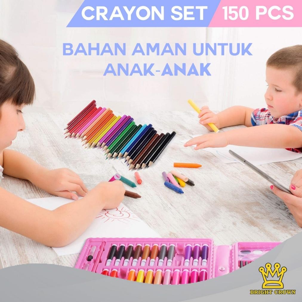 

Fx-2 Bright Crown Pensil Warna Crayon Set Isi 150 Pcs Crayon Mewarnai (Alat Menggambar Atau Mewarnai) Buruan Beli