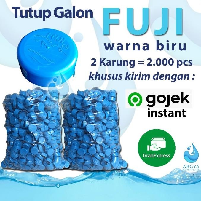 Tutup Galon Fuji 2000Pcs Khusus Gojek Instant Dan Grab Express