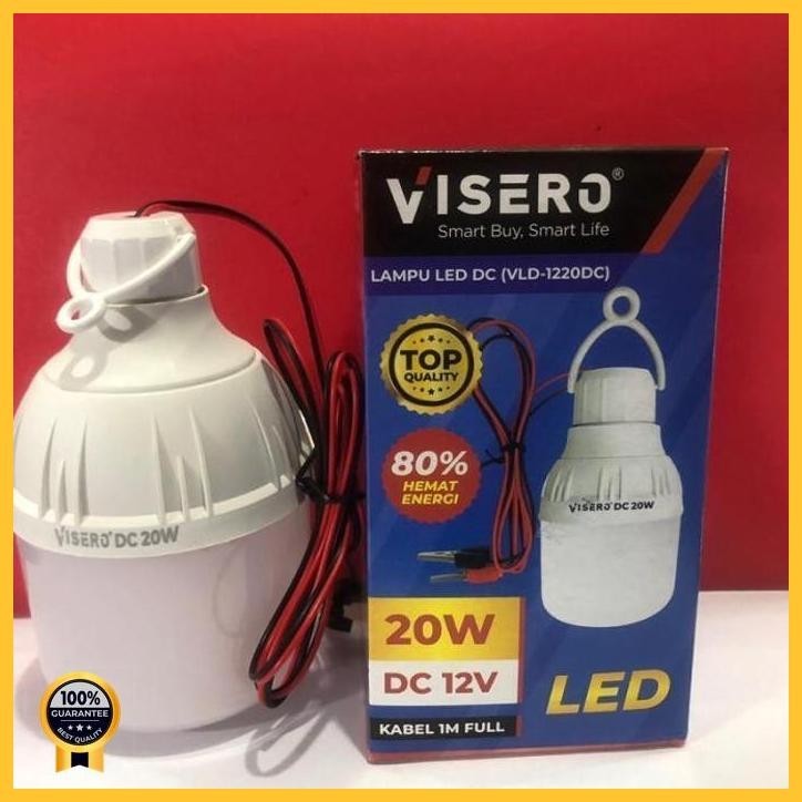 LAMPU LED DC 12VOLT + JEPIT BUAYA 20 WATT VISERO milla__77