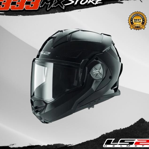 Ls2 Ff901 Advant Solid Black Gloss Helm Ls2 Ff901 Advant Solid Orignal