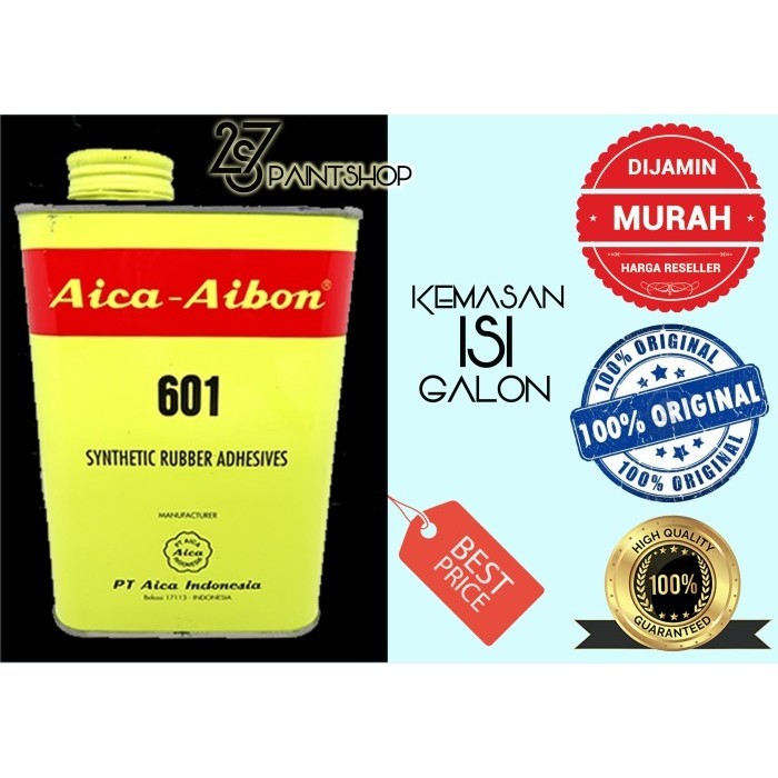 

Lem Aibon 601 Serbaguna Kuning Aica Aibon Galon 2,5Kg