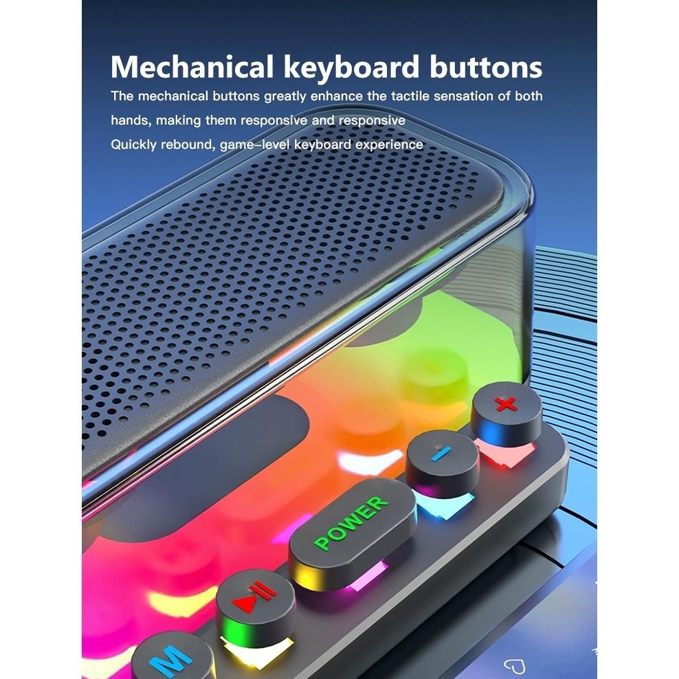 CR - PRO MAX BASSSpeaker Bluetooth Soundbar Super Bass JBL Original 2 Speaker Wireless RGB Tombol Me