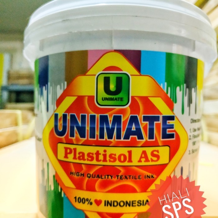 

Tinta Pasta Plastisol Unimate White Putih