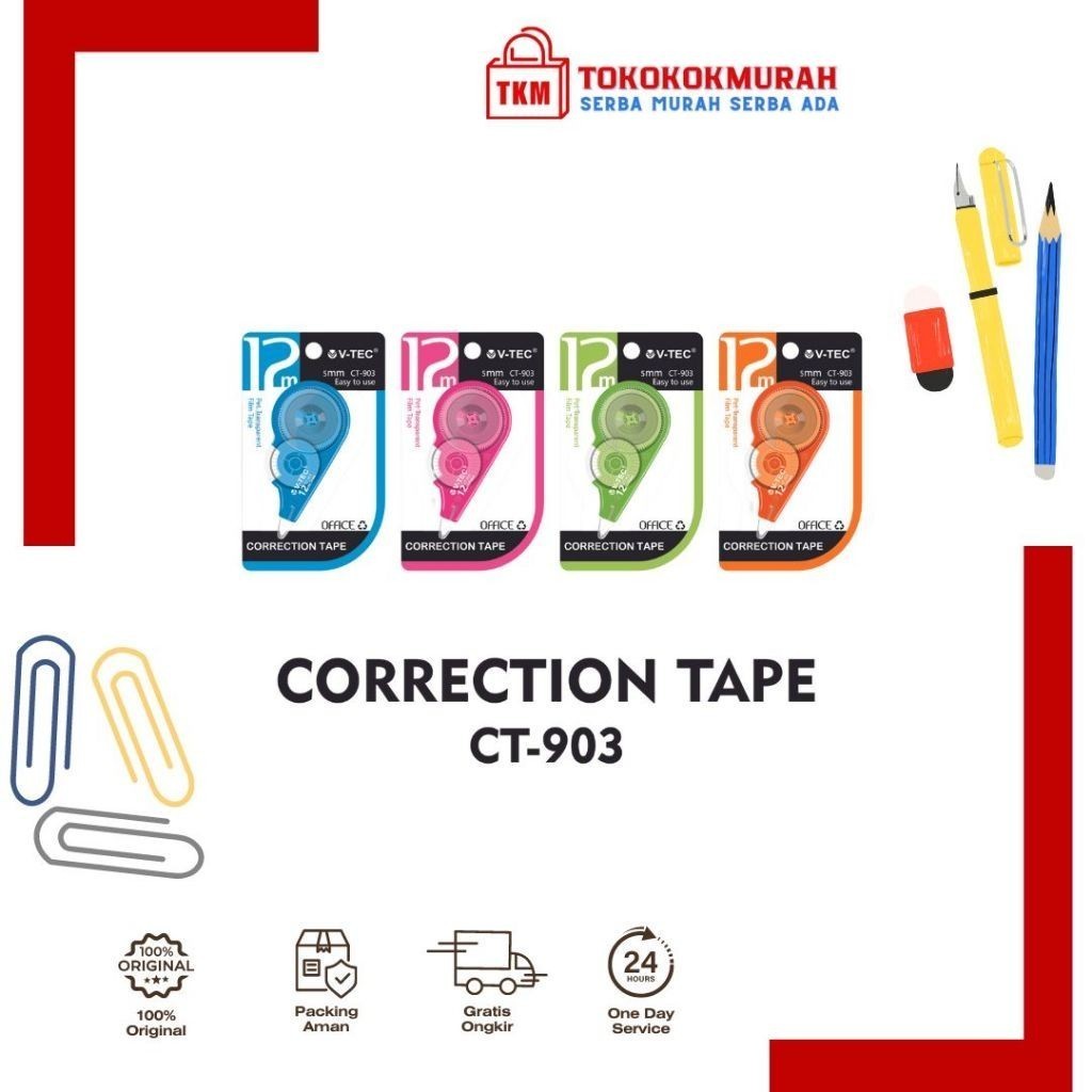 

V-TEC CORRECTION TAPE TYPE CT-903