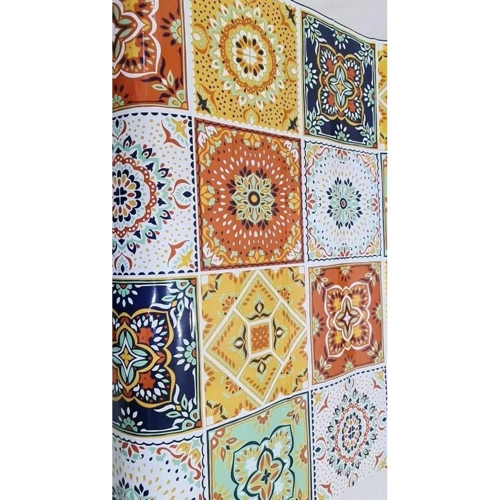 Wallpaper Dinding Tegel Vintage Stiker Tegel Dapur Lantai