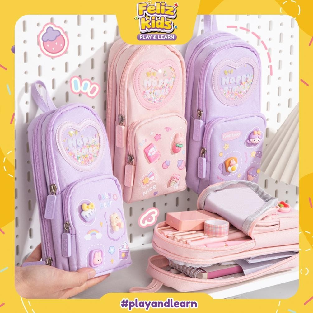 

Ed-7 [Felizkids] [Fk140] Kotak Pensil Anak Fashion Modis Trendy Racun Shopee