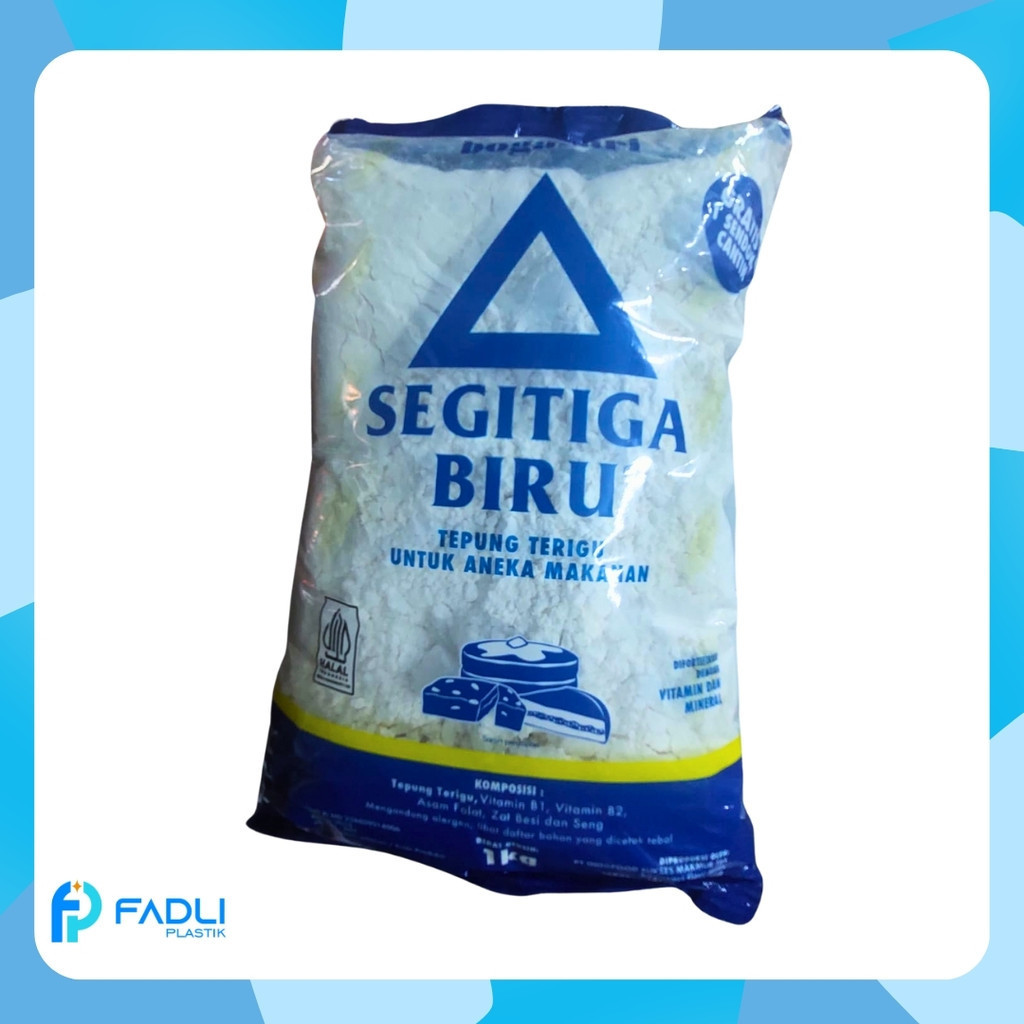 

Segitga Biru tepung terigu protein sedang 1 kg