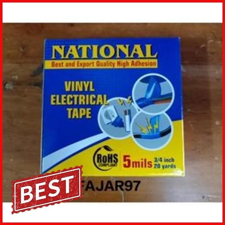 

[FJR] ISOLASI NATIONAL LISTRIK PANJANG 20 YARD/NACHI 7 MIL X 3/4" X 20METRES