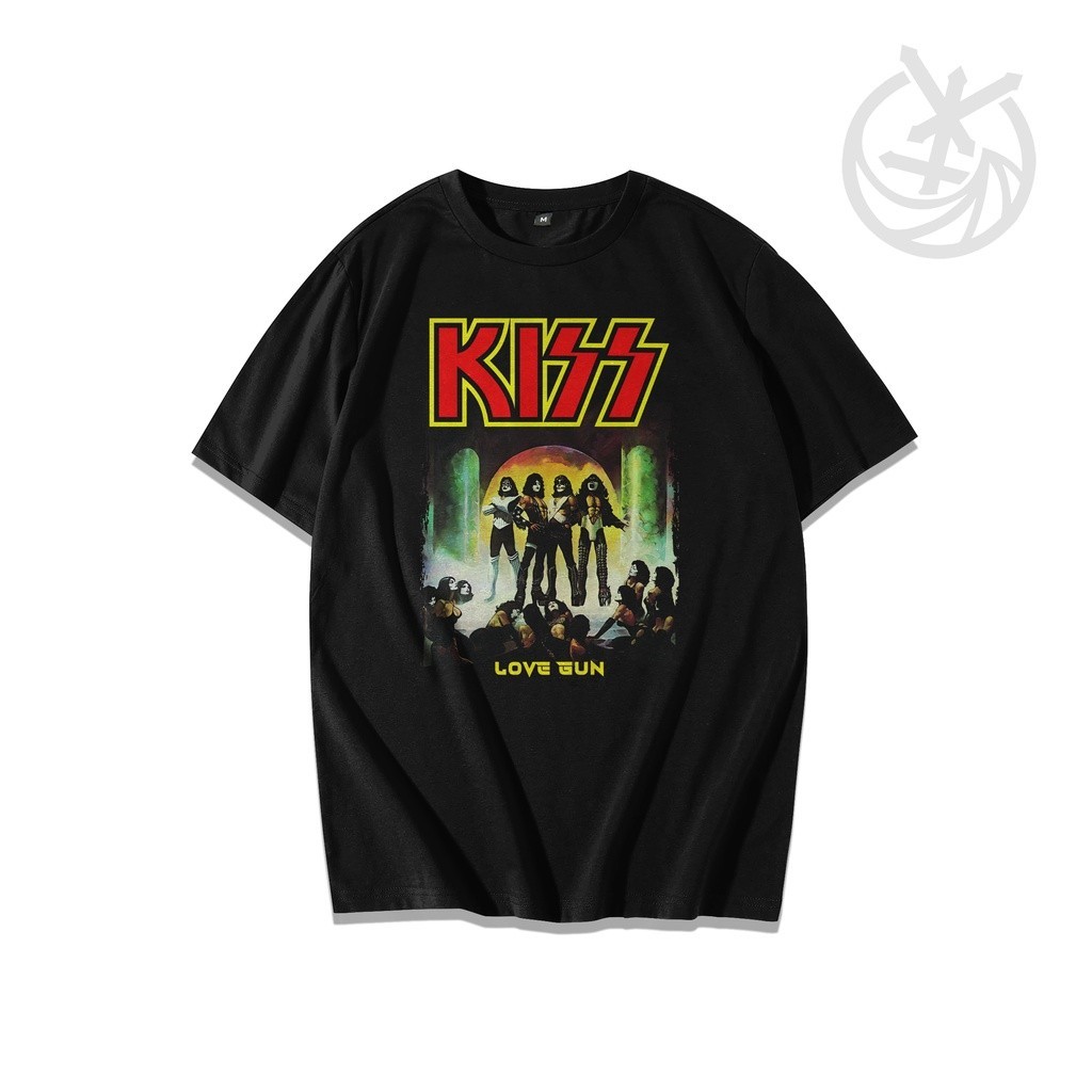 Kaos Band Kiss Musik Rock Pria Vol 85
