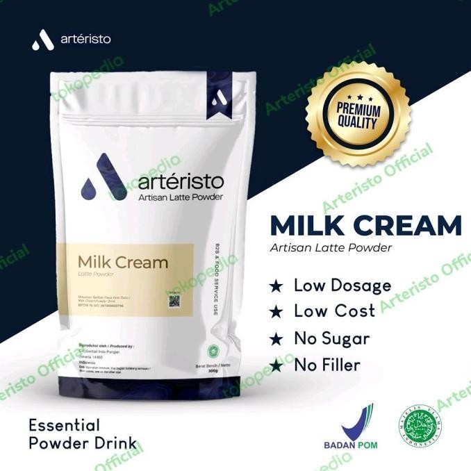 

ARTERISTO MILK CREAM PREMIUM POWDER DRINK 500GR - NO SUGAR