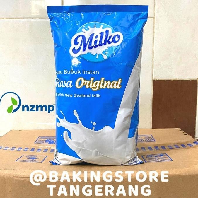 

Susu Bubuk Nzmp 1 kg full cream Milko | Susu Bubuk Rasa Original