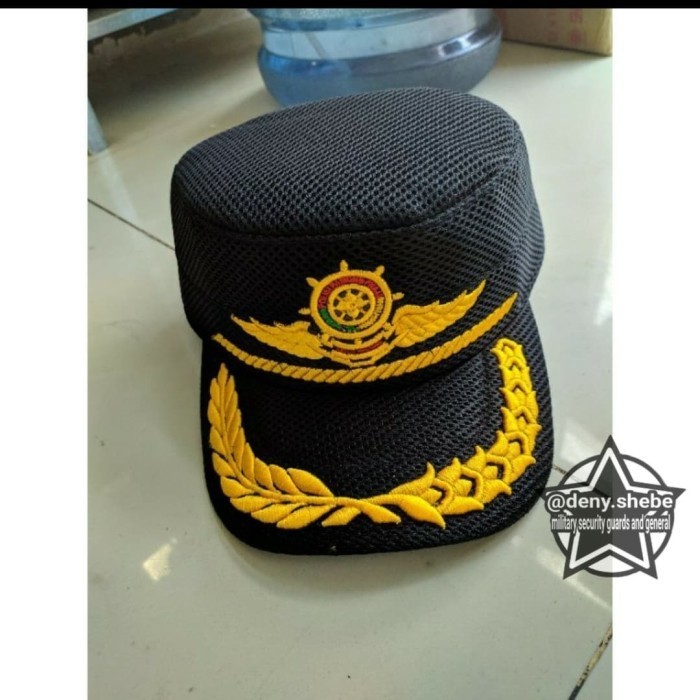 Topi Komando Hitam Pol Pp