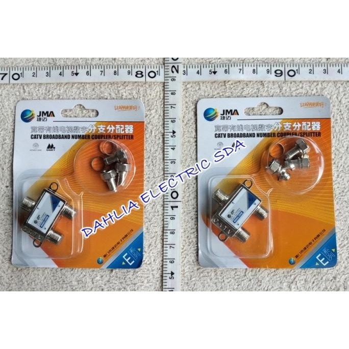 >*>*>*>*] TV SPLITTER 2 WAY ( KONEKTOR / SAMBUNGAN CABANG KABEL ANTENA TV )