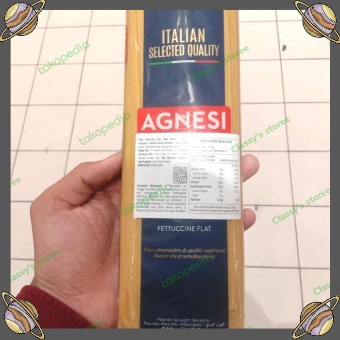 

[CLS] AGNESI FETTUCCINE FLAT/PASTA 500 GR