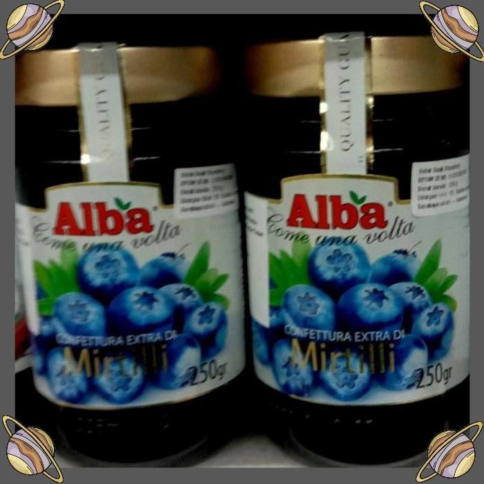 

[CLS] ALBA BLUEBERRY JAM 250 GR/SELAI BUAH BLUEBERRY