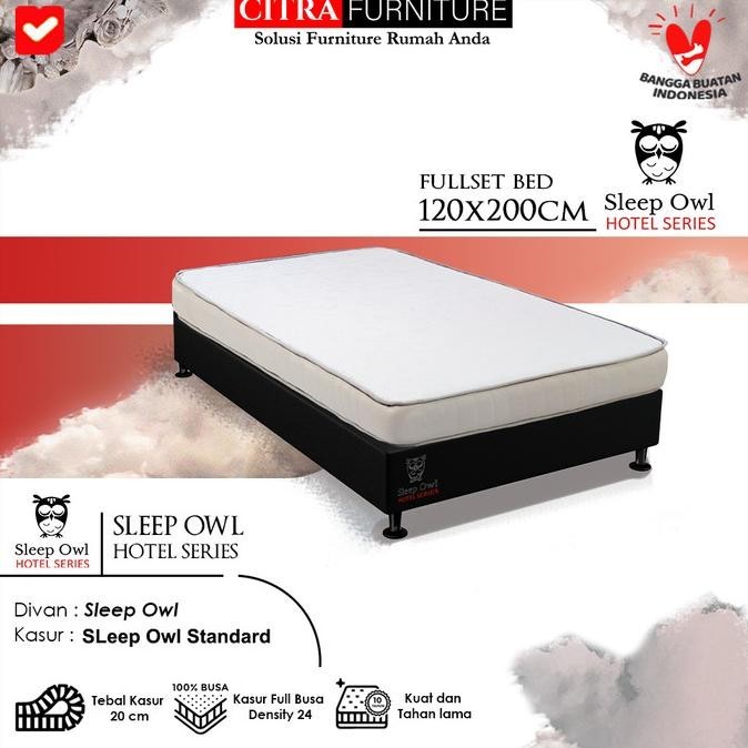 Dipan divan tanpa sandaran untuk springbed atau kasur (120x200)