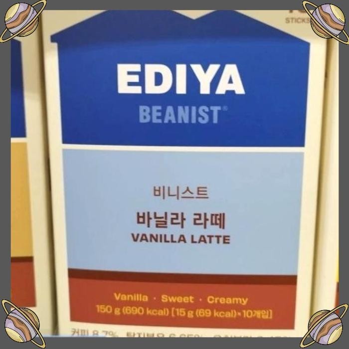 

[CLS] EDIYA BEANIST COFFEE VANILLA LATTE ISI 10 STICK/KOPI/COFFEE