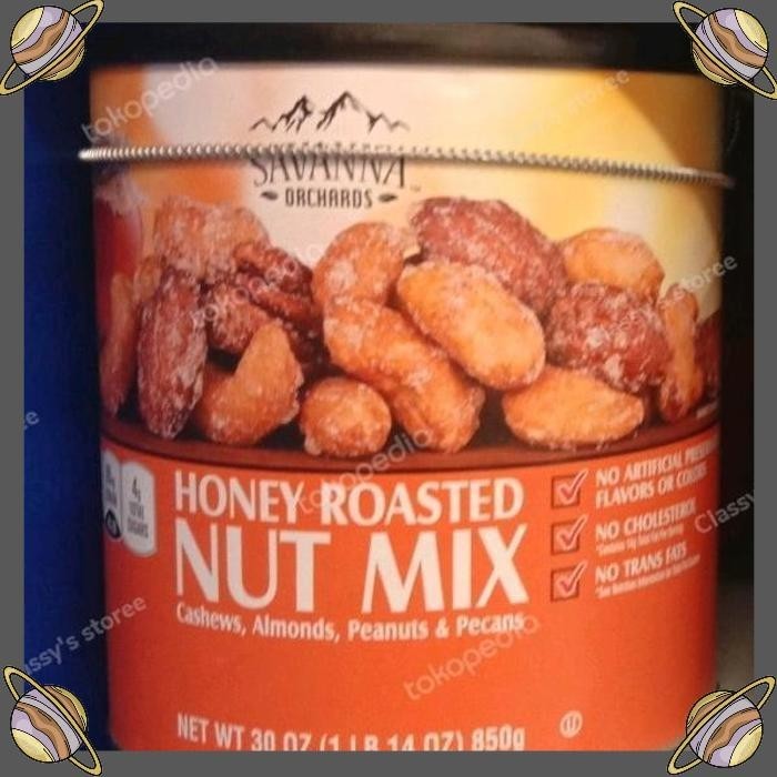 

[CLS] SAVANA ORCHARDS HONEY ROASTED NUT MIX CASHEWS,ALMONDS,PEANUTS, PECANS