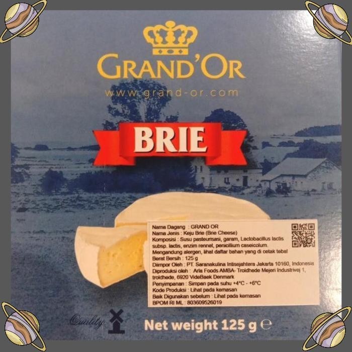 

[CLS] GRANDOR BRIE CHEESE 125 GR/KEJU BRIE/CHEESE/KEJU