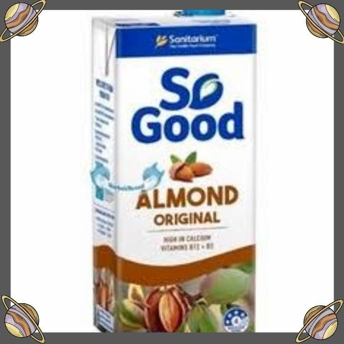 

[CLS] SO GOOD ALMOND ORIGINAL 1 LITER/SUSU ALMOND