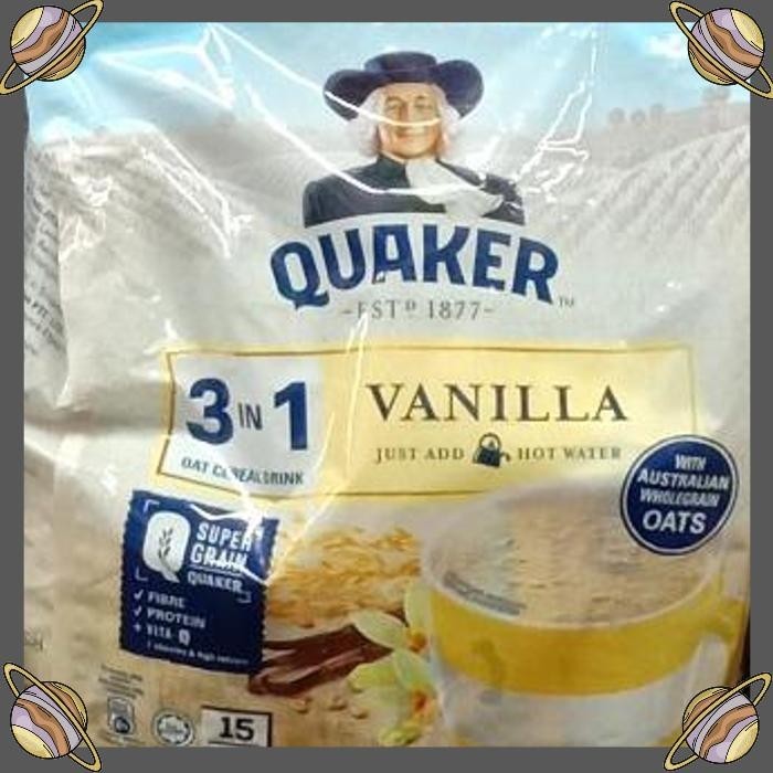 

[CLS] QUAKER 3 IN 1 VANILLA/OAT CEREAL DRINK 15 SACHET