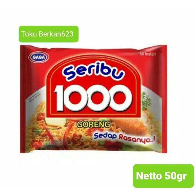 

New Produk Mie Gaga 1000 Goreng Netto 50Gr .