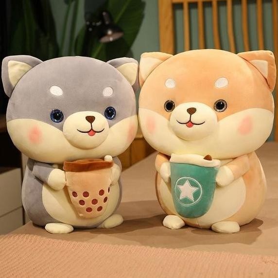 Boneka Shiba Inu 20cm Bantal Shiba Inu Bantal Boneka Anjing ZECT