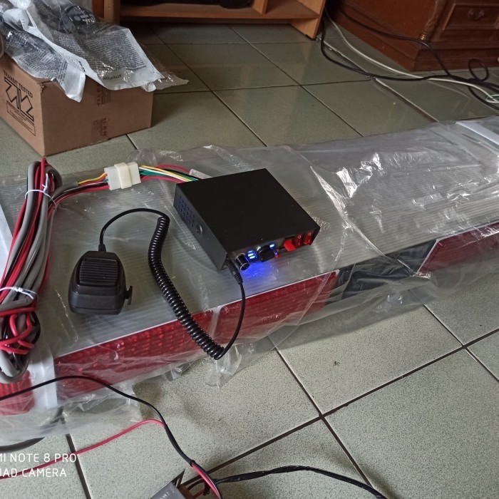 ROTATOR LIGHTBAR AMBULANCE DAMKAR MERAH LTF-5000 SET SIRINE TERMURAH