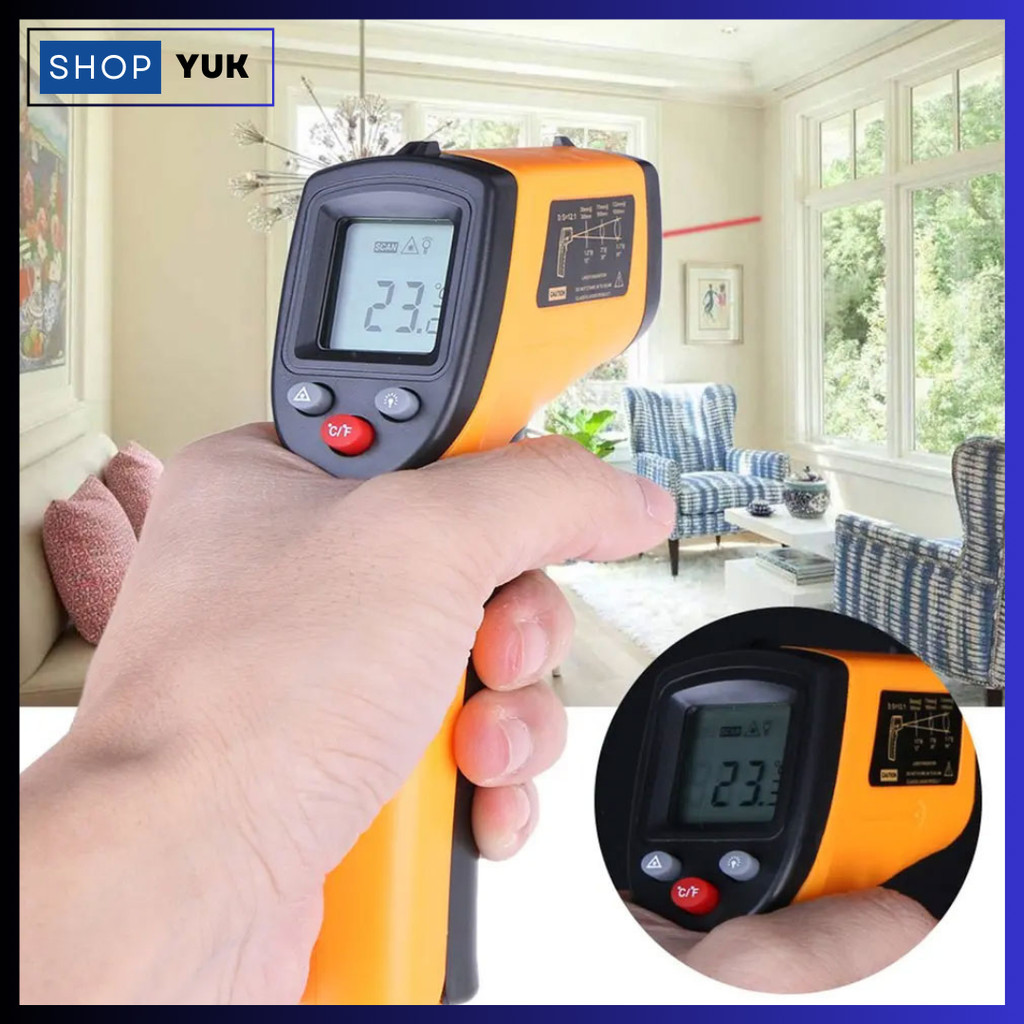 SHOPYUK Thermogun Thermometer Industrial Laser Infrared NonContact