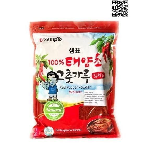 

Sempio Gochugaru for Kimchi Red Pepper Powder-Bubuk Cabe Korea 1Kg MRS01
