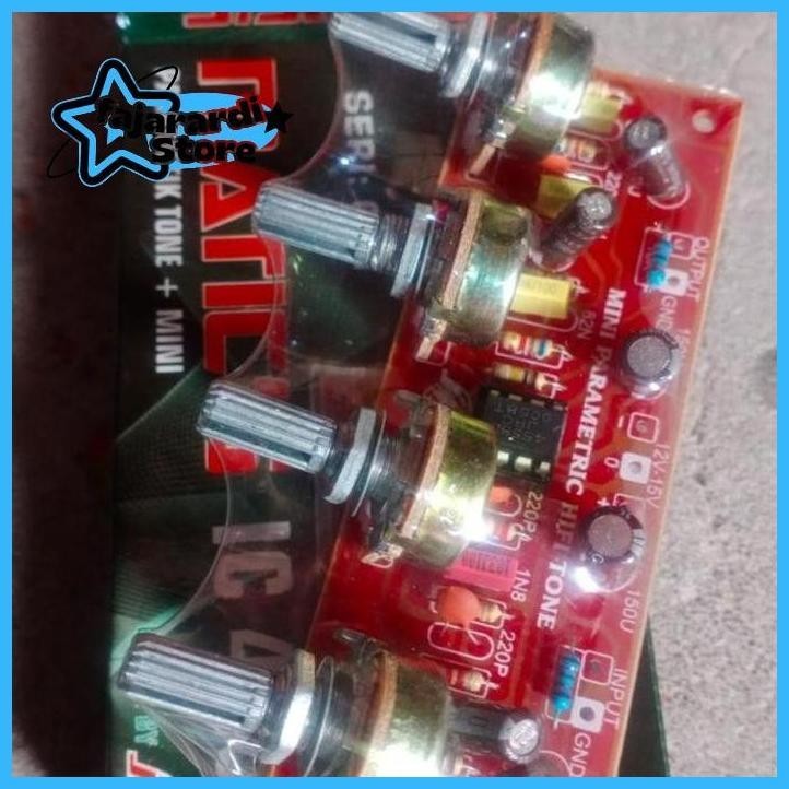 PROMO KIT MATIC'S IC 4558 PARAMETIK TONE + MINI / Kit Parametik Tone IC 4558 fajarardi085