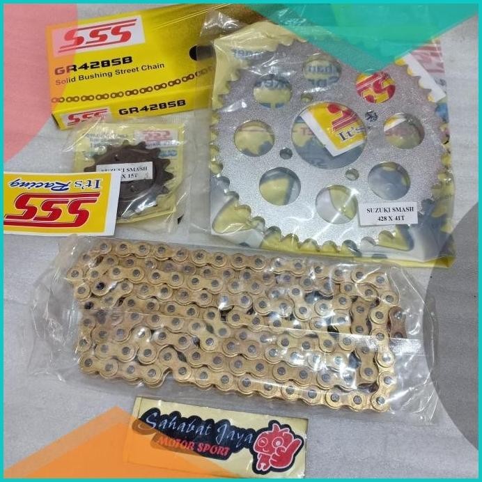 Gear Set SSS 428 satria Fu Lama 2009-2012 8JVLZ4 parts