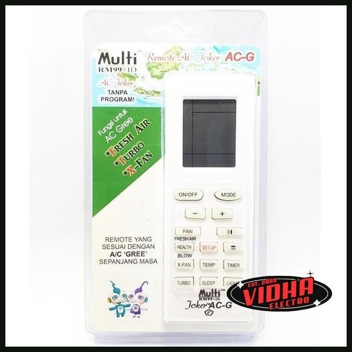 REMOT AC JOKER UNTUK MERK GREE vidha_77