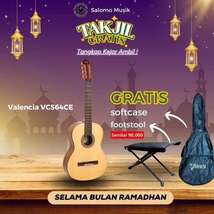 Gitar Classic Elektrik Valencia VC564CE Original Varian Warna