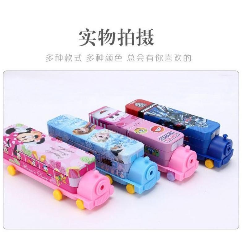 

TERLARIS DISNEY LICENSED TRAIN PENCIL CASE DOUBLE DEKKER KOTAK PENSIL KERETA API KARAKTER CARTOON ANAK MOTIF CEWEK COWOK jy-6