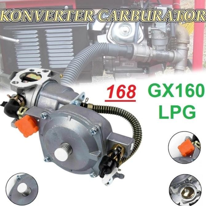 Karburator Konverter Gas LPG Carburator Converter to LPG GX 160 GX 200